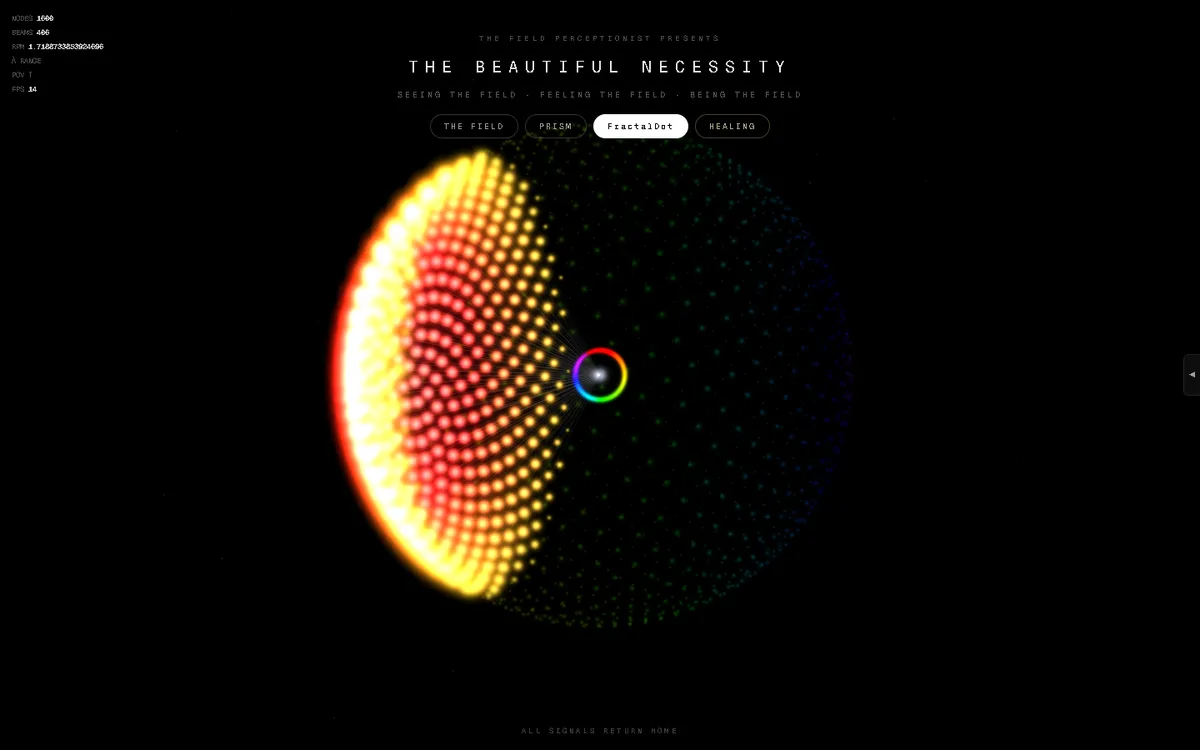 The Beautiful Necessity — screenshot