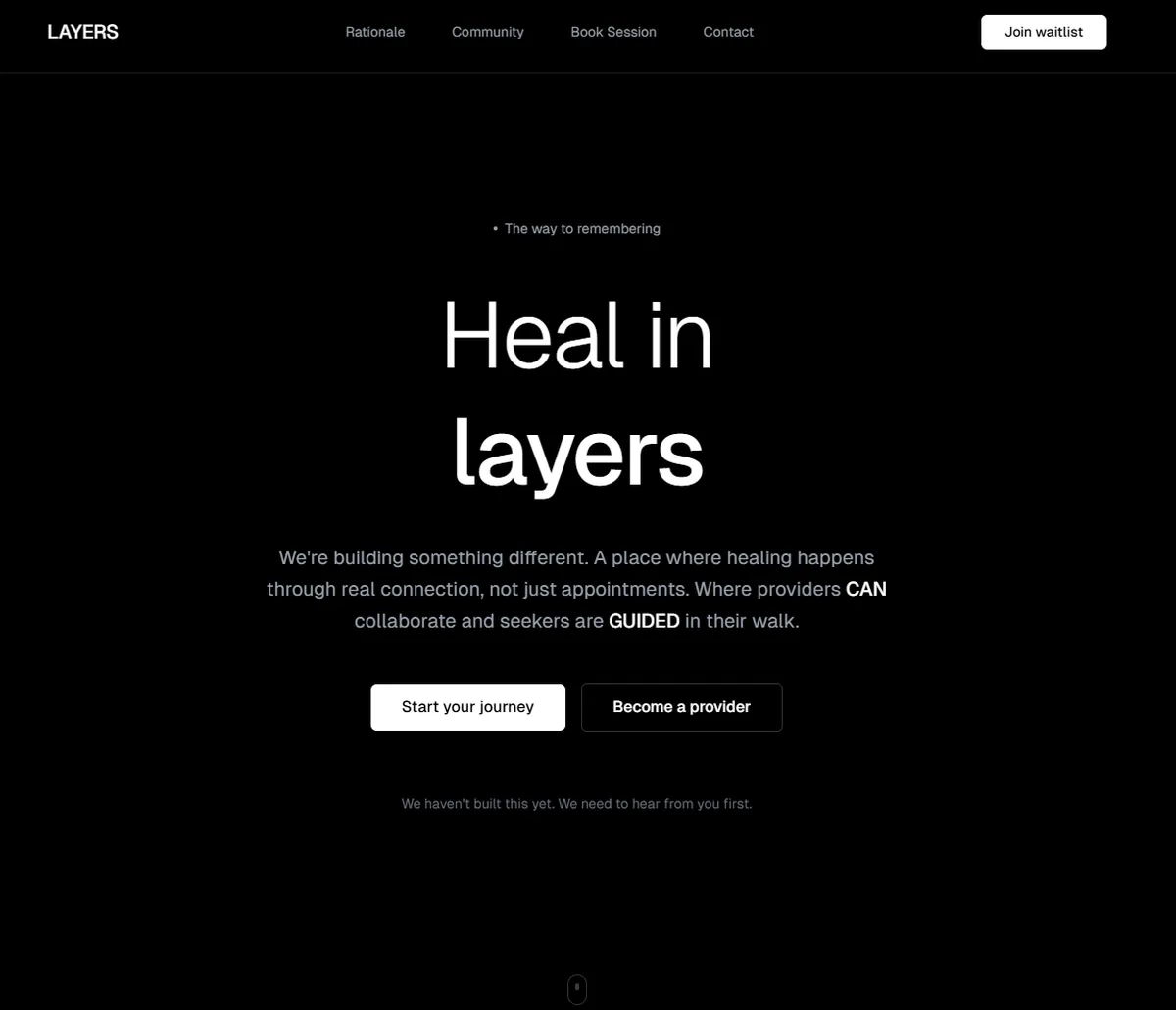Heal in Layers — screenshot