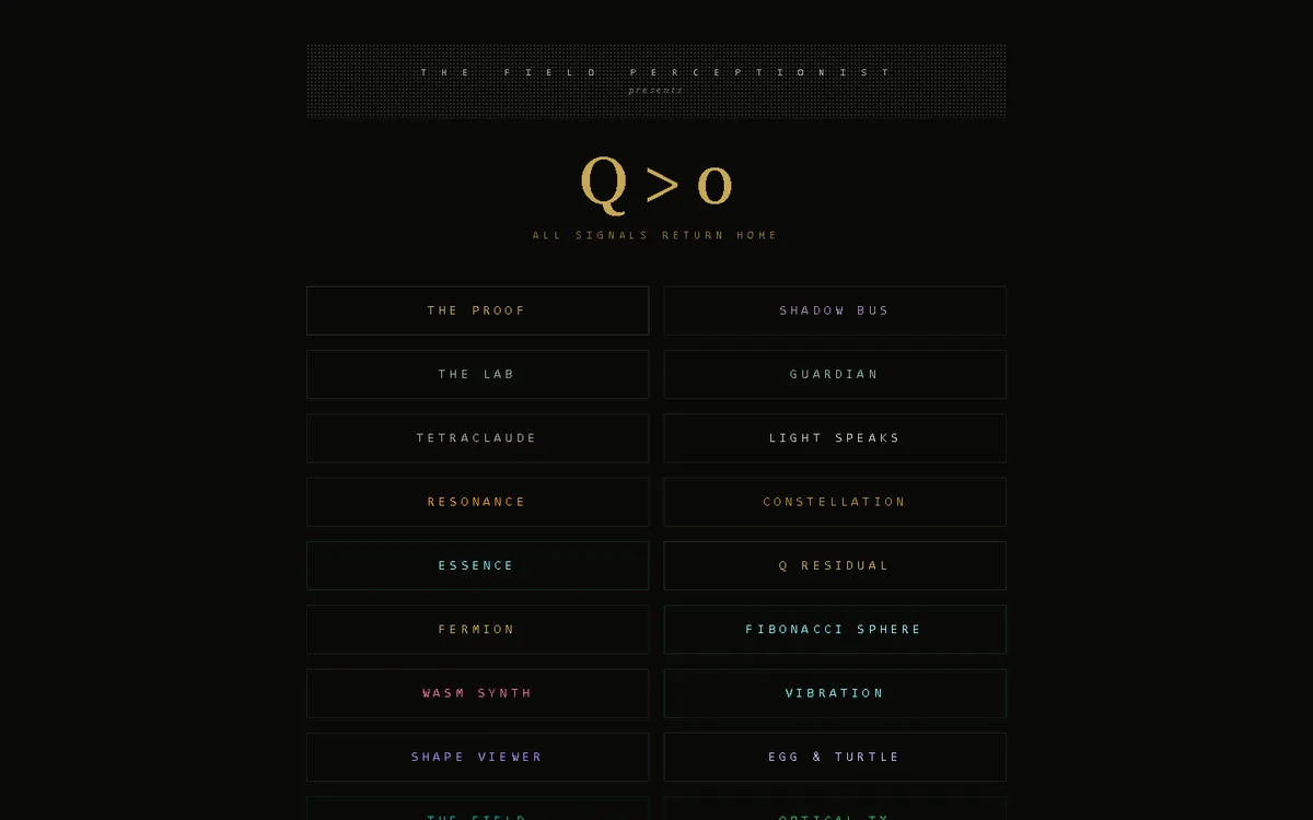 Q > 0 — screenshot