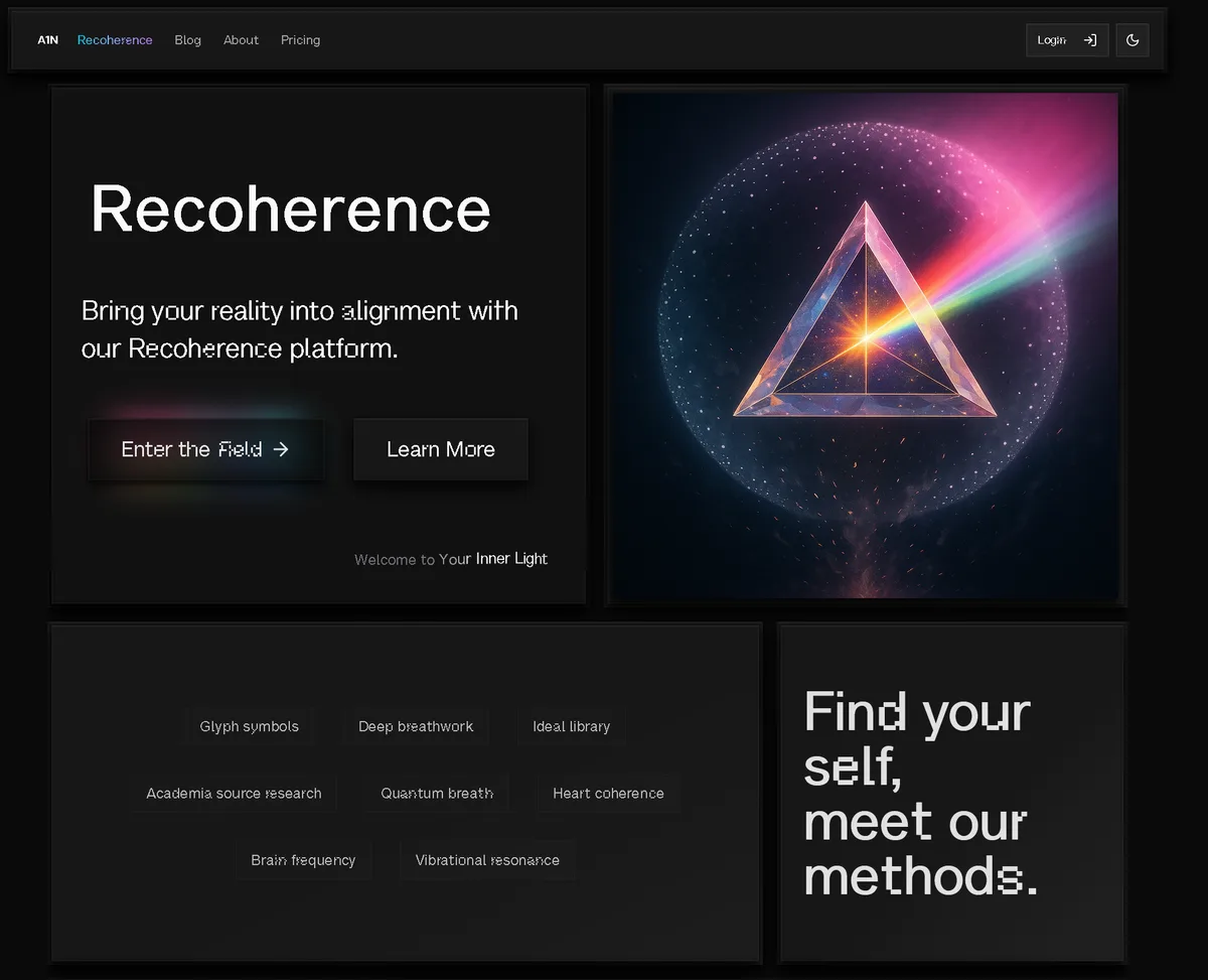 Recoherence — screenshot